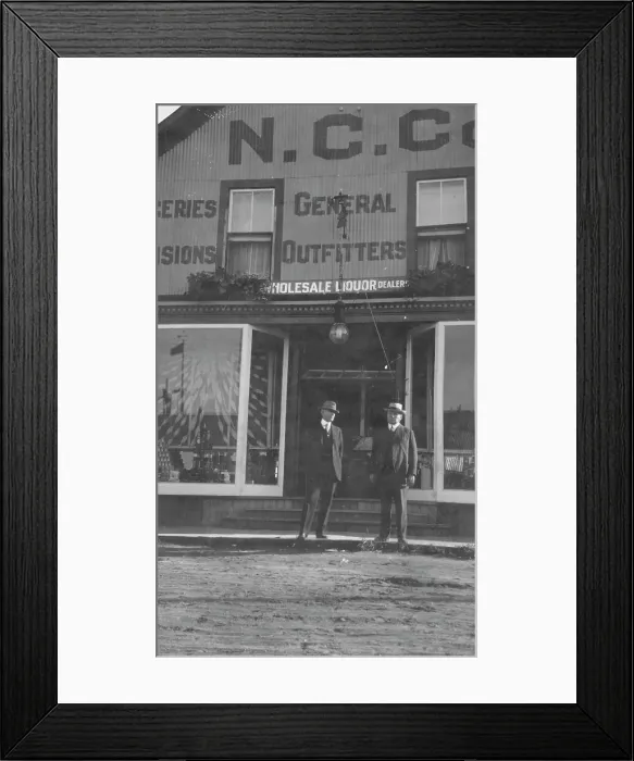 Framed Print : N.C. Co. General Store, between c1900 and 1916. Creator: Unknown Framed Print : N.C. Co. General Store, between c1900 and 1916. Creator: Unknown