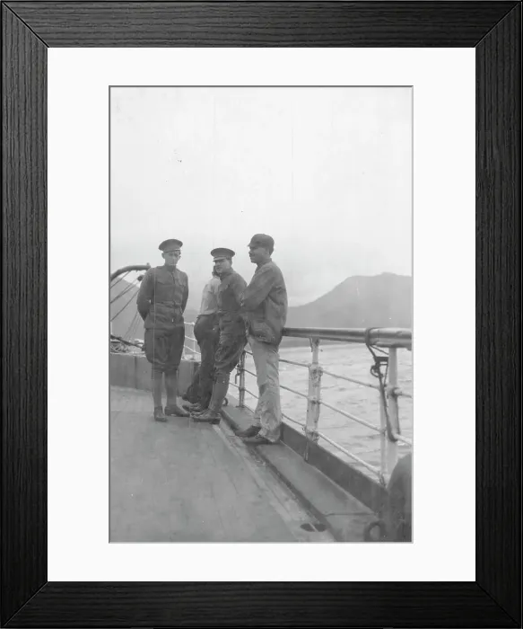 Framed Print : Aboard S.S. Victoria, between c1900 and 1916. Creator: Unknown Framed Print : Aboard S.S. Victoria, between c1900 and 1916. Creator: Unknown