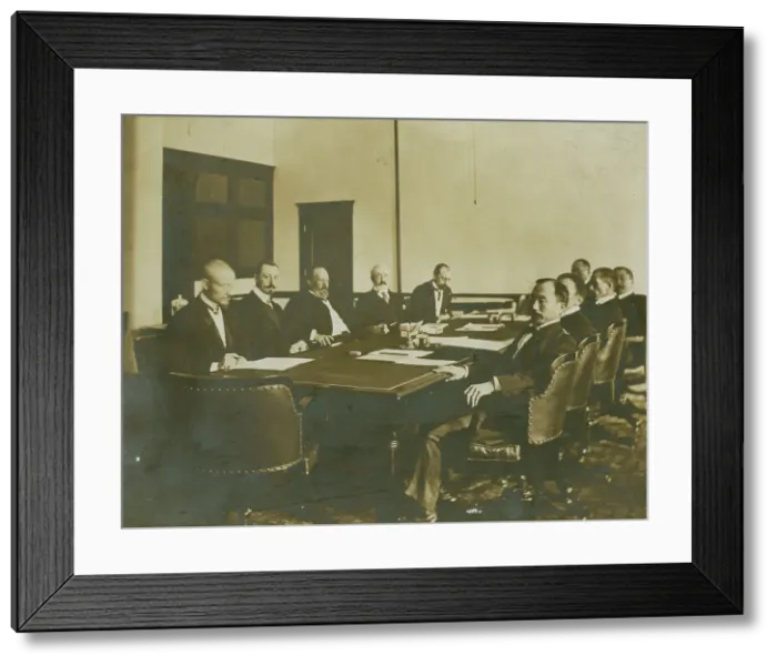Framed Print : Views of the peace conference in session, 1905. Creator: Unknown Framed Print : Views of the peace conference in session, 1905. Creator: Unknown