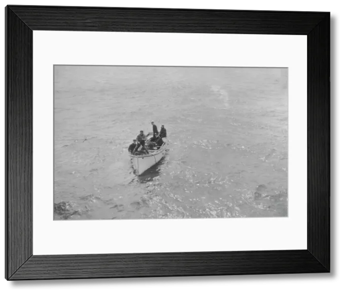 Framed Print : Workmen from cannery at King's Cove, between c1900 and 1916. Creator: Unknown Framed Print : Workmen from cannery at King's Cove, between c1900 and 1916. Creator: Unknown