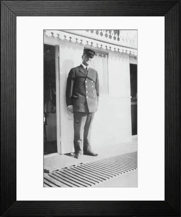 Framed Print : Male pilot in uniform, between c1900 and 1916. Creator: Unknown Framed Print : Male pilot in uniform, between c1900 and 1916. Creator: Unknown