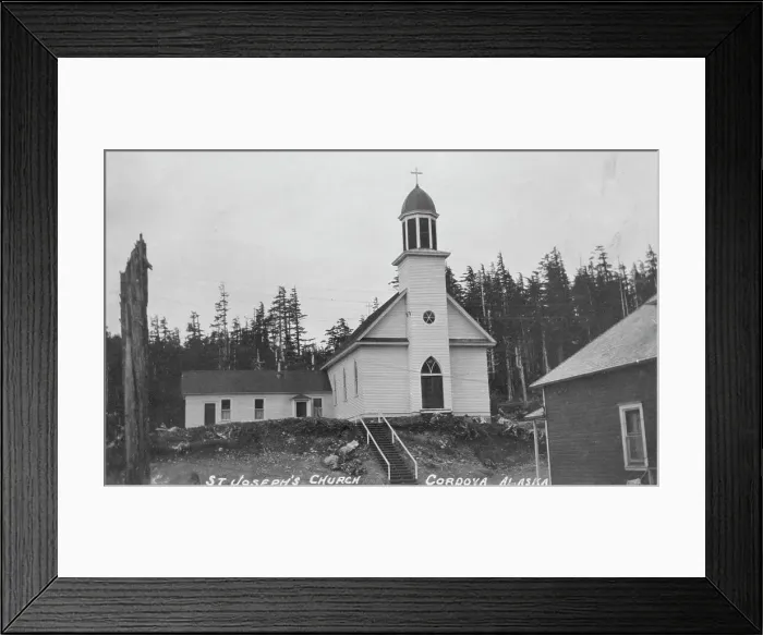 Framed Print : St. Joseph's Church, between c1900 and c1930. Creator: Unknown Framed Print : St. Joseph's Church, between c1900 and c1930. Creator: Unknown