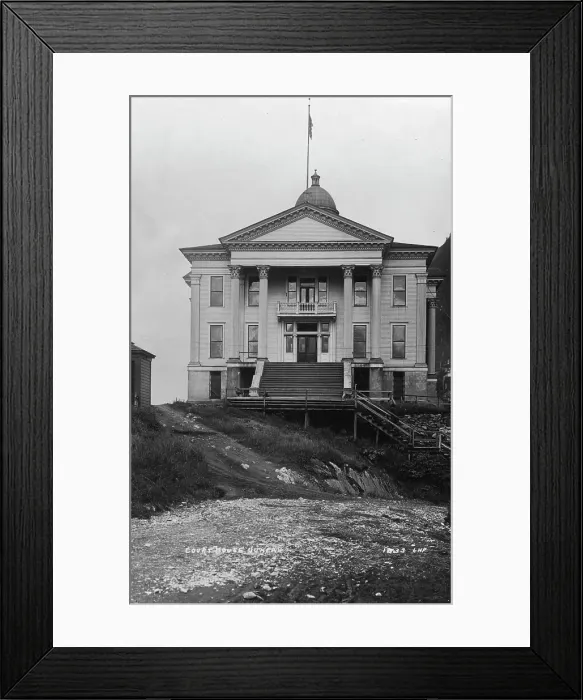 Framed Print : District Court, between c1900 and c1930. Creator: Unknown Framed Print : District Court, between c1900 and c1930. Creator: Unknown