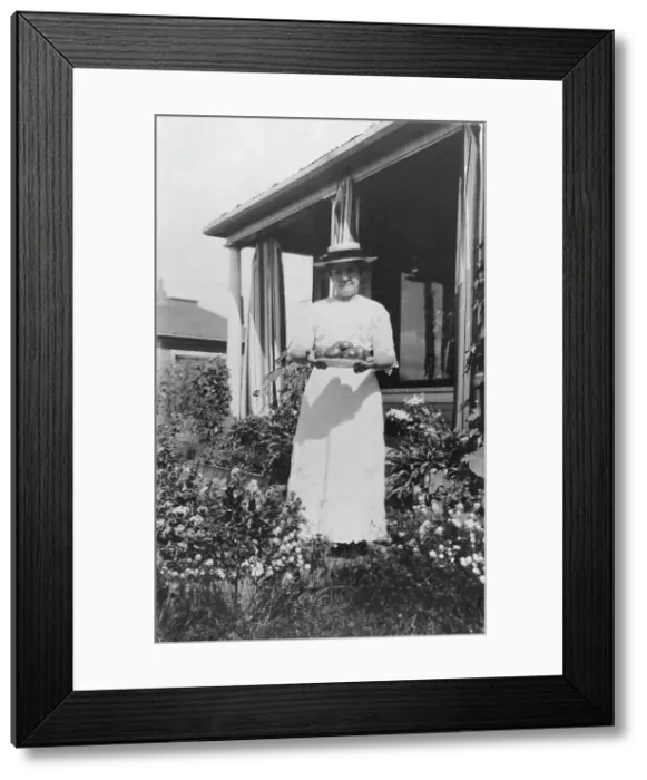 Framed Print : Mrs. Frank Clark (?), between c1900 and 1916. Creator: Unknown Framed Print : Mrs. Frank Clark (?), between c1900 and 1916. Creator: Unknown