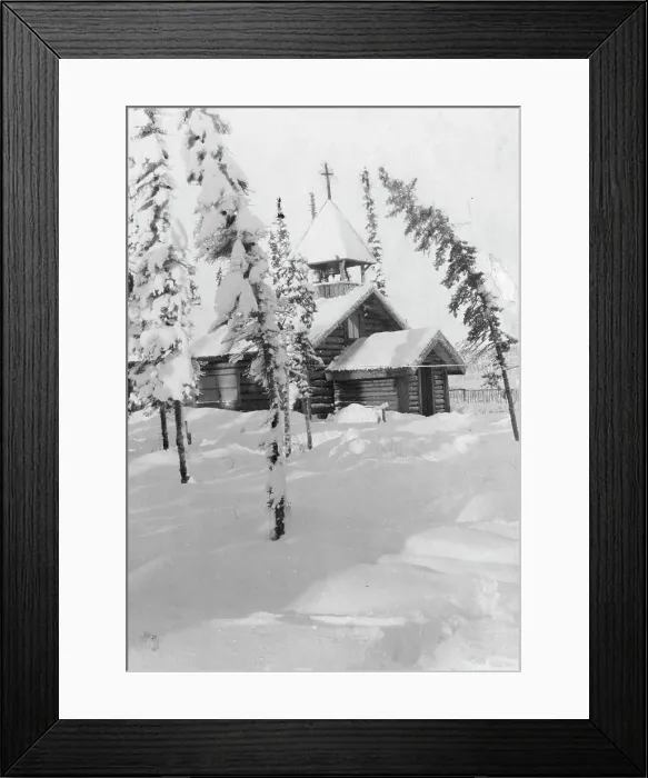 Framed Print : St. John's Episcopal Mission, between c1900 and 1923. Creator: Unknown Framed Print : St. John's Episcopal Mission, between c1900 and 1923. Creator: Unknown