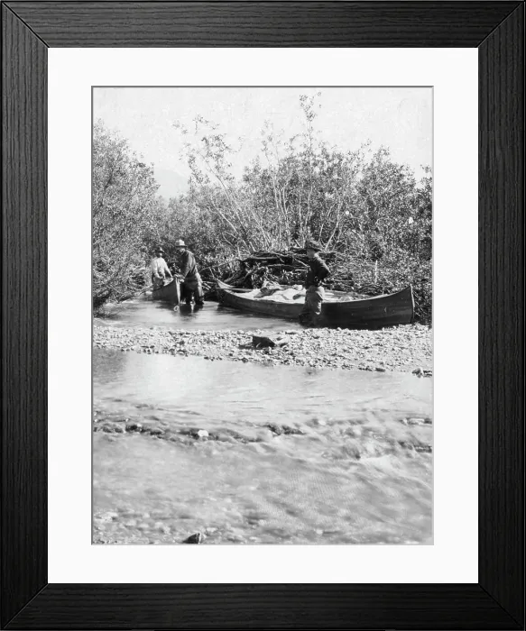 Framed Print : A sportsman's paradise, between c1900 and c1930. Creator: Unknown Framed Print : A sportsman's paradise, between c1900 and c1930. Creator: Unknown