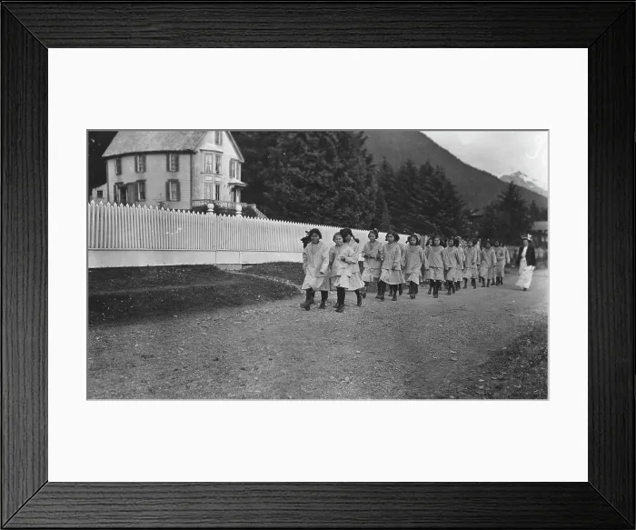 Framed Print : Indian children from the Sheldon Jackson School, between c1900 and c1930. Creator: Unknown Framed Print : Indian children from the Sheldon Jackson School, between c1900 and c1930. Creator: Unknown