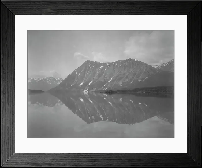 Framed Print : Cathedral Mountain and Lake Atlin, between c1900 and 1927. Creator: Unknown Framed Print : Cathedral Mountain and Lake Atlin, between c1900 and 1927. Creator: Unknown