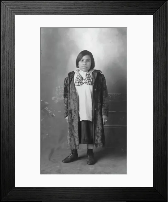 Framed Print : Indian girl, between c1900 and c1930. Creator: Unknown Framed Print : Indian girl, between c1900 and c1930. Creator: Unknown