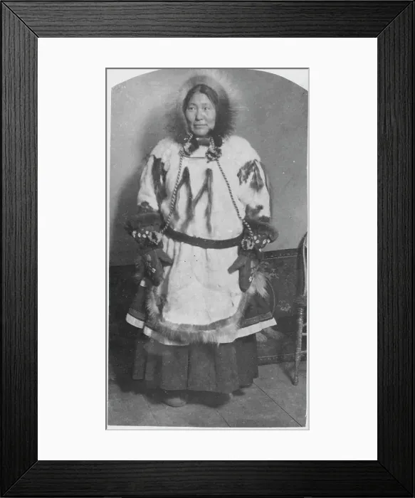 Framed Print : Indian woman, between c1900 and c1930. Creator: Unknown Framed Print : Indian woman, between c1900 and c1930. Creator: Unknown