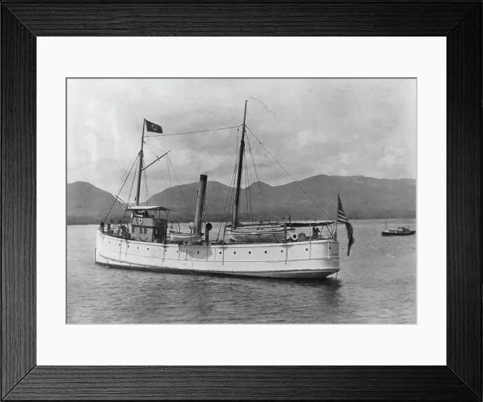 Framed Print : U.S. Coast and Geodetic Survey steamer, McArthur, between c1900 and 1927. Creator: Unknown Framed Print : U.S. Coast and Geodetic Survey steamer, McArthur, between c1900 and 1927. Creator: Unknown