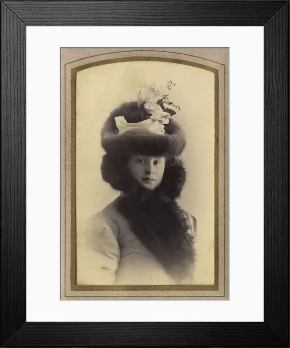 Framed Print : Young Woman, 1901. Creator: N. A. Lavrov Framed Print : Young Woman, 1901. Creator: N. A. Lavrov