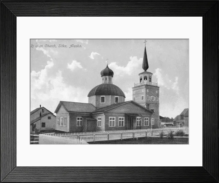 Framed Print : Russian church, between c1900 and c1930. Creator: Unknown Framed Print : Russian church, between c1900 and c1930. Creator: Unknown