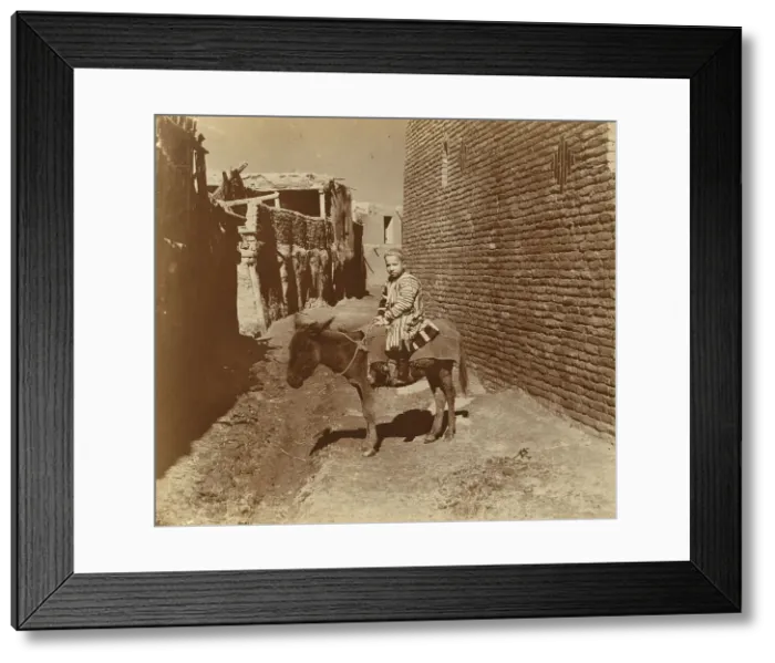 Framed Print : On a street of old Samarkand, between 1905 and 1915. Creator: Sergey Mikhaylovich Prokudin-Gorsky Framed Print : On a street of old Samarkand, between 1905 and 1915. Creator: Sergey Mikhaylovich Prokudin-Gorsky