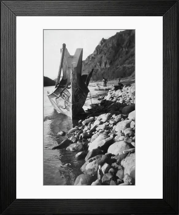 Framed Print : Decorated Indian boat, between c1900 and 1923. Creator: Unknown Framed Print : Decorated Indian boat, between c1900 and 1923. Creator: Unknown