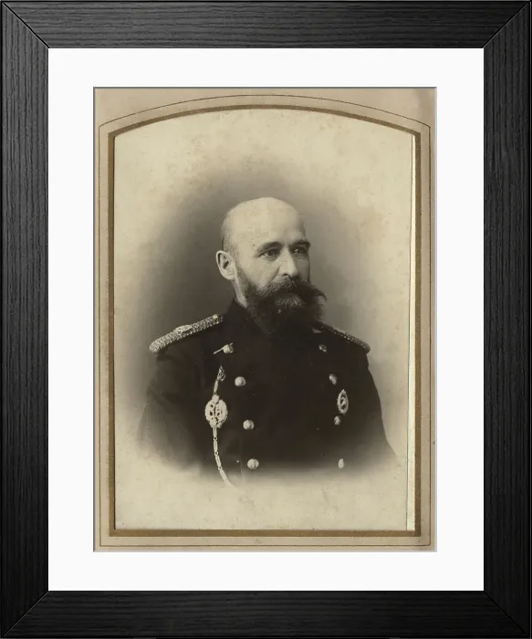 Framed Print : A. G. Male, Brigade Chief of the Irkutsk Volunteer Fire Association, 1909. Creator: A. N. Osetskii Framed Print : A. G. Male, Brigade Chief of the Irkutsk Volunteer Fire Association, 1909. Creator: A. N. Osetskii