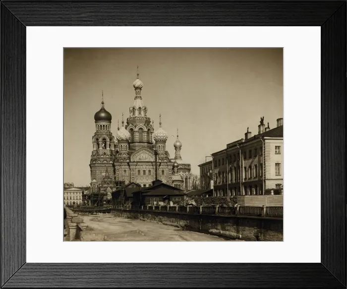 Framed Print : Church of the Resurrection on the Blood, Saint Petersburg, between 1905 and 1915. Creator: Sergey Mikhaylovich Prokudin-Gorsky Framed Print : Church of the Resurrection on the Blood, Saint Petersburg, between 1905 and 1915. Creator: Sergey Mikhaylovich Prokudin-Gorsky