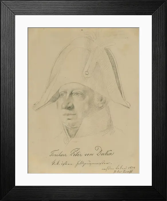 Framed Print : Baron Peter von Duka, 1814. Creator: Johann Peter Krafft Framed Print : Baron Peter von Duka, 1814. Creator: Johann Peter Krafft