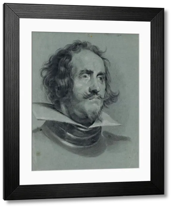 Framed Print : Portrait of an unknown person, undated. Creator: Johann Peter Krafft Framed Print : Portrait of an unknown person, undated. Creator: Johann Peter Krafft