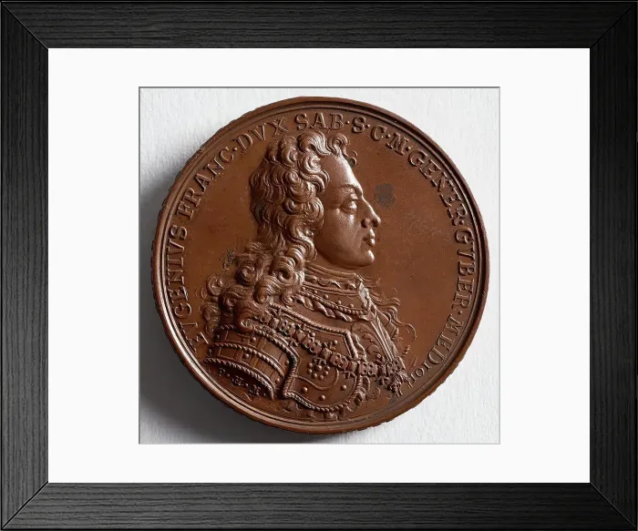 Framed Print : Prince Eugene of Savoy as governor of Milan, 1706. Creator: Philipp Heinrich Müller Framed Print : Prince Eugene of Savoy as governor of Milan, 1706. Creator: Philipp Heinrich Müller