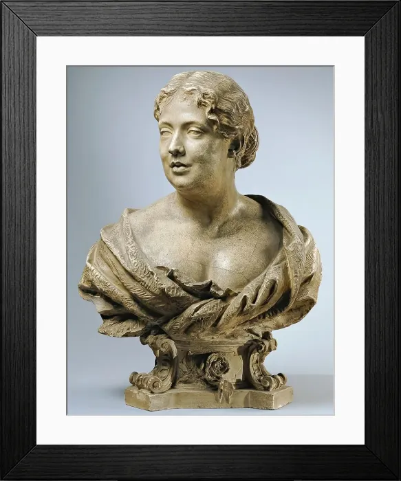 Framed Print : Josefa Auguste Hops, 1877. Creator: Reinhold Begas Framed Print : Josefa Auguste Hops, 1877. Creator: Reinhold Begas