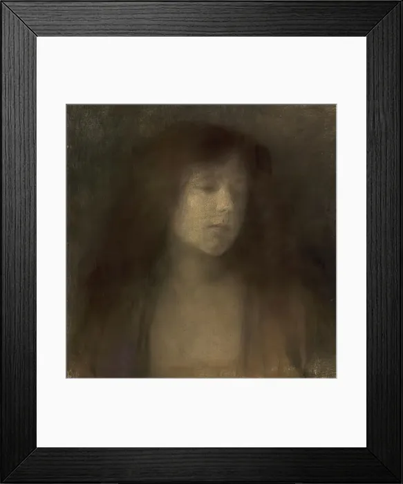 Framed Print : Study head, at 1905. Creator: Susanne Renate Granitsch Framed Print : Study head, at 1905. Creator: Susanne Renate Granitsch