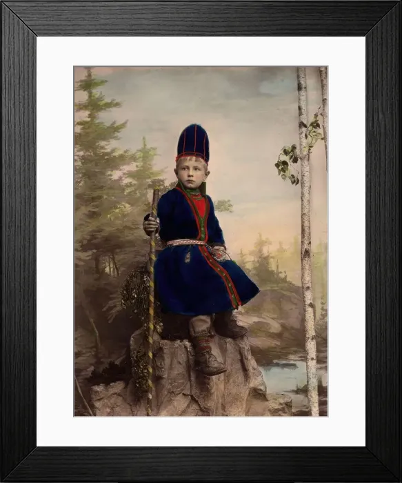 Framed Print : Nejla Åren, Frostviken, 1890-1900. Creator: Helene Edlund Framed Print : Nejla Åren, Frostviken, 1890-1900. Creator: Helene Edlund