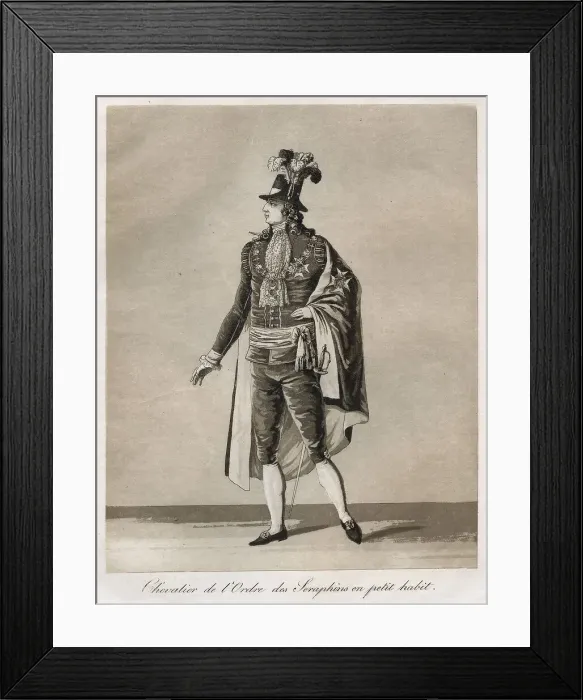 Framed Print : Chevalier de l'Ordre des Seraphins en petit habit, 1780s. Creator: Johan Abraham Aleander. Chevalier de l'Ordre des Seraphins en petit habit, 1780s. Creator: Johan Abraham Aleander Framed Print : Chevalier de l'Ordre des Seraphins en petit habit, 1780s. Creator: Johan Abraham Aleander. Chevalier de l'Ordre des Seraphins en petit habit, 1780s. Creator: Johan Abraham Aleander
