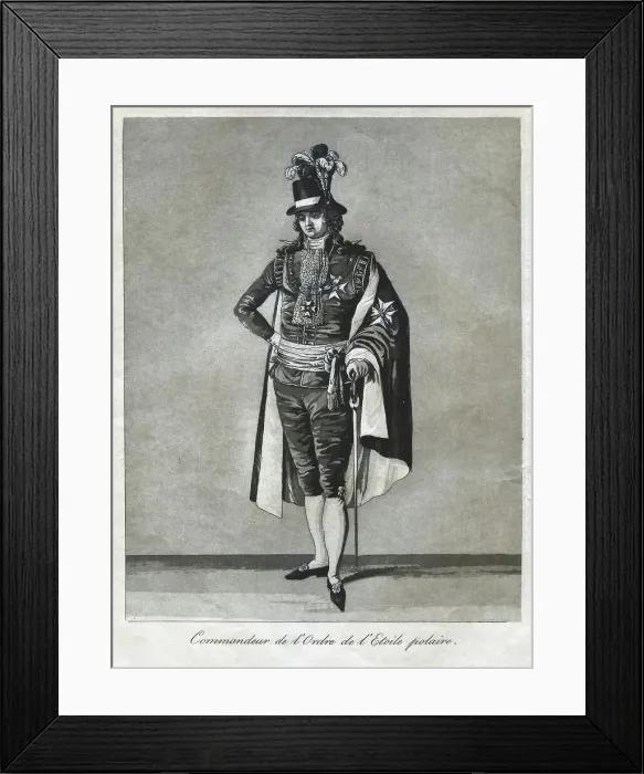 Framed Print : Commandeur de l'Ordre de l'Etoile polaire, 1780s. Creator: Johan Abraham Aleander. Commandeur de l'Ordre de l'Etoile polaire, 1780s. Creator: Johan Abraham Aleander Framed Print : Commandeur de l'Ordre de l'Etoile polaire, 1780s. Creator: Johan Abraham Aleander. Commandeur de l'Ordre de l'Etoile polaire, 1780s. Creator: Johan Abraham Aleander