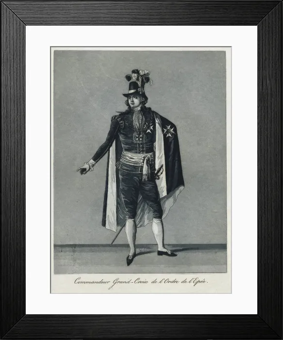 Framed Print : Commandeur Grand-Croix de l'Ordre de l'Epée, 1780s. Creator: Johan Abraham Aleander. Commandeur Grand-Croix de l'Ordre de l'Epée, 1780s. Creator: Johan Abraham Aleander Framed Print : Commandeur Grand-Croix de l'Ordre de l'Epée, 1780s. Creator: Johan Abraham Aleander. Commandeur Grand-Croix de l'Ordre de l'Epée, 1780s. Creator: Johan Abraham Aleander