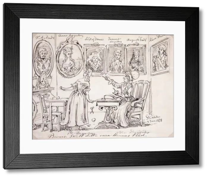 Framed Print : Preserved! Shall this be her grace, 1878. Creator: Fritz von Dardel. Preserved! Shall this be her grace, 1878. Creator: Fritz von Dardel Framed Print : Preserved! Shall this be her grace, 1878. Creator: Fritz von Dardel. Preserved! Shall this be her grace, 1878. Creator: Fritz von Dardel