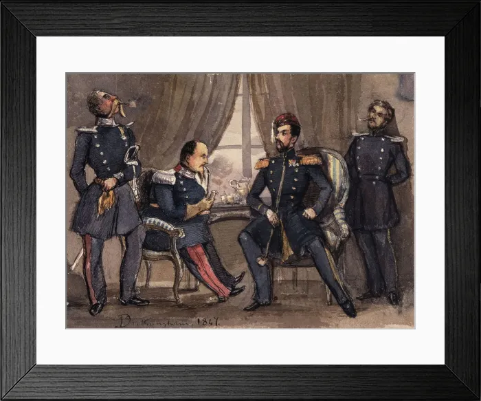 Framed Print : Drottningholm 1847, 1847. Creator: Fritz von Dardel. Drottningholm 1847, 1847. Creator: Fritz von Dardel Framed Print : Drottningholm 1847, 1847. Creator: Fritz von Dardel. Drottningholm 1847, 1847. Creator: Fritz von Dardel