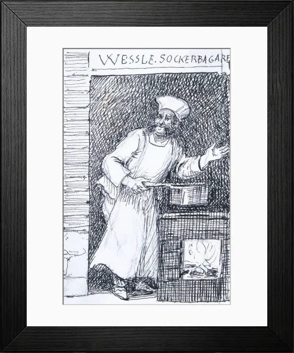 Framed Print : Wessle, sugar baker'. Vaxholm, 1874. Creator: Fritz von Dardel. Wessle, sugar baker'. Vaxholm, 1874. Creator: Fritz von Dardel Framed Print : Wessle, sugar baker'. Vaxholm, 1874. Creator: Fritz von Dardel. Wessle, sugar baker'. Vaxholm, 1874. Creator: Fritz von Dardel
