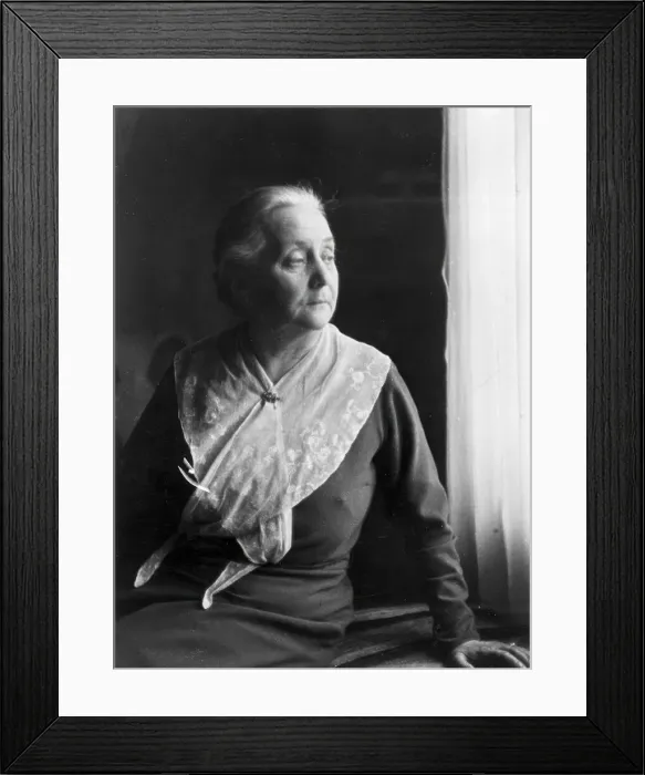 Framed Print : Portrait in profile of Anna Lindhagen (1870-1941), municipal and social politician who... 1930-1940 Creator: Unknown Framed Print : Portrait in profile of Anna Lindhagen (1870-1941), municipal and social politician who... 1930-1940 Creator: Unknown