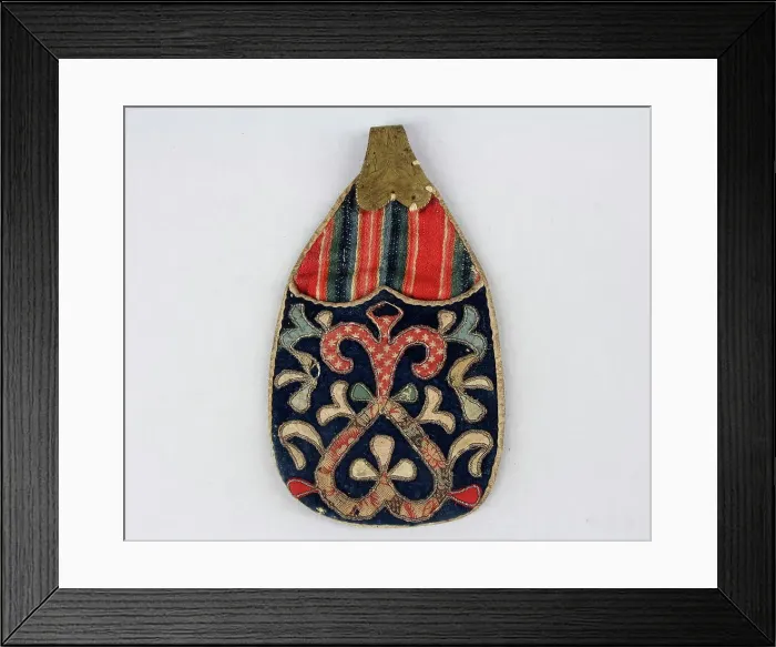 Framed Print : Skirt bag, 1790-1810. Creator: Unknown Framed Print : Skirt bag, 1790-1810. Creator: Unknown