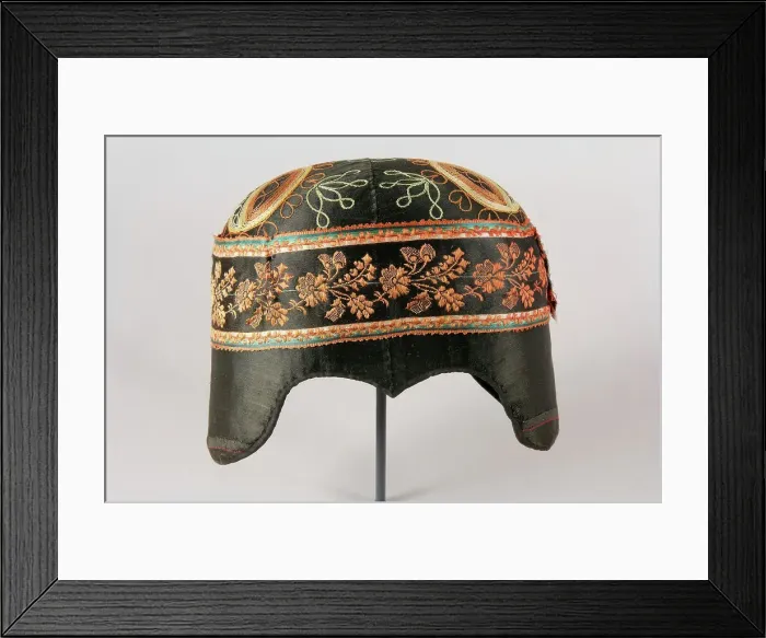 Framed Print : Bind cap, 1775-1799. Creator: Unknown Framed Print : Bind cap, 1775-1799. Creator: Unknown