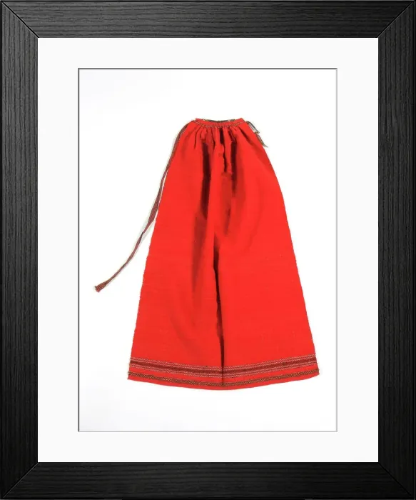 Framed Print : Apron. Creator: Unknown Framed Print : Apron. Creator: Unknown