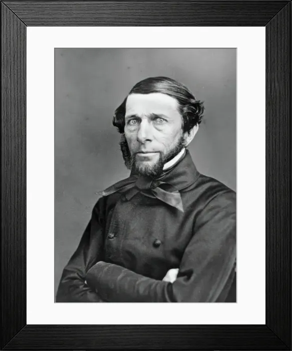 Framed Print : Portrait of John Ericsson (1803-1889), inventor, 1855-1865. Creator: Unknown Framed Print : Portrait of John Ericsson (1803-1889), inventor, 1855-1865. Creator: Unknown