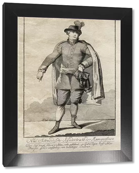Gustaf III's national costume, 1780. Creator: Unknown