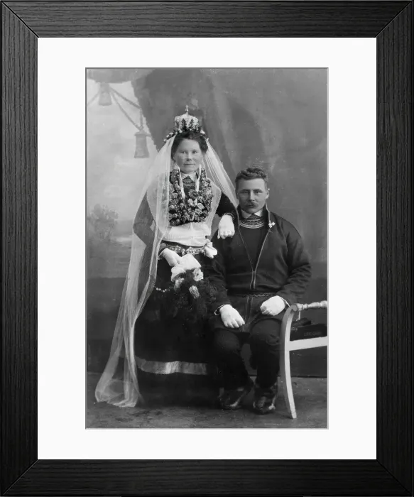 Framed Print : Wedding, 1914. Creator: Hulda Radstrom Framed Print : Wedding, 1914. Creator: Hulda Radstrom