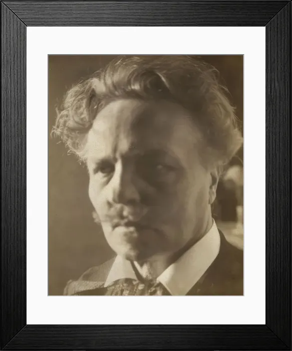 Framed Print : August Strindberg (1849-1912), 1906-1907. Creator: August Strindberg Framed Print : August Strindberg (1849-1912), 1906-1907. Creator: August Strindberg