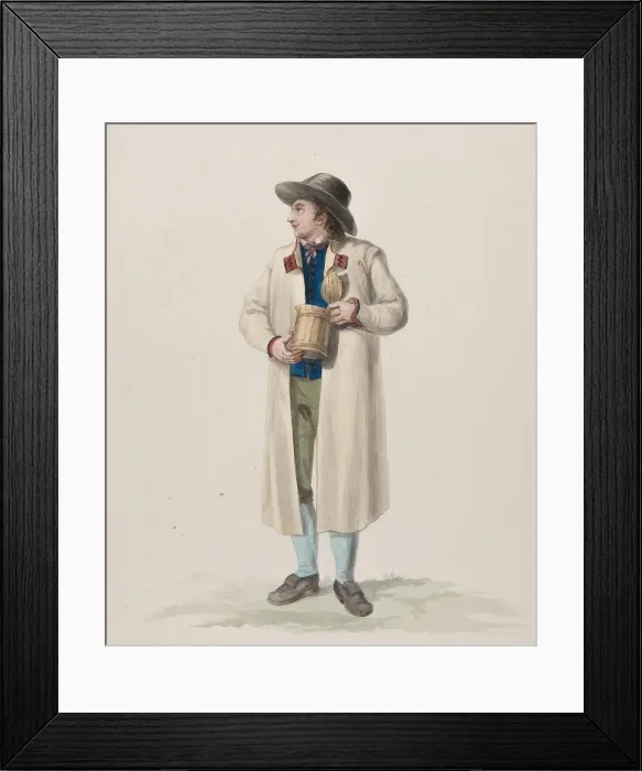 Framed Print : Apparel - Habitant de la Paroisse de Wingåker'. Man in costume in full figure. (c1800s) Creator: Carl Wilhelm Swedman. Apparel - Habitant de la Paroisse de Wingåker'. Man in costume in full figure Framed Print : Apparel - Habitant de la Paroisse de Wingåker'. Man in costume in full figure. (c1800s) Creator: Carl Wilhelm Swedman. Apparel - Habitant de la Paroisse de Wingåker'. Man in costume in full figure