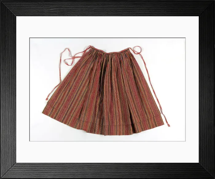 Framed Print : Apron, 1872-1873. Creator: Unknown Framed Print : Apron, 1872-1873. Creator: Unknown