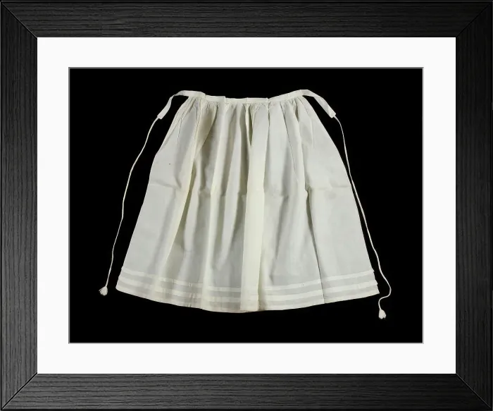 Framed Print : Apron. Creator: Unknown