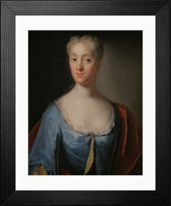 Framed Print : Anna Katharina Dahl, (c1710s). Creator: Johan Henrik Scheffel Framed Print : Anna Katharina Dahl, (c1710s). Creator: Johan Henrik Scheffel