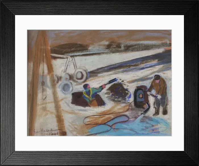 Framed Print : Stock Sound, 1940. Creator: Eric Hallstrom Framed Print : Stock Sound, 1940. Creator: Eric Hallstrom