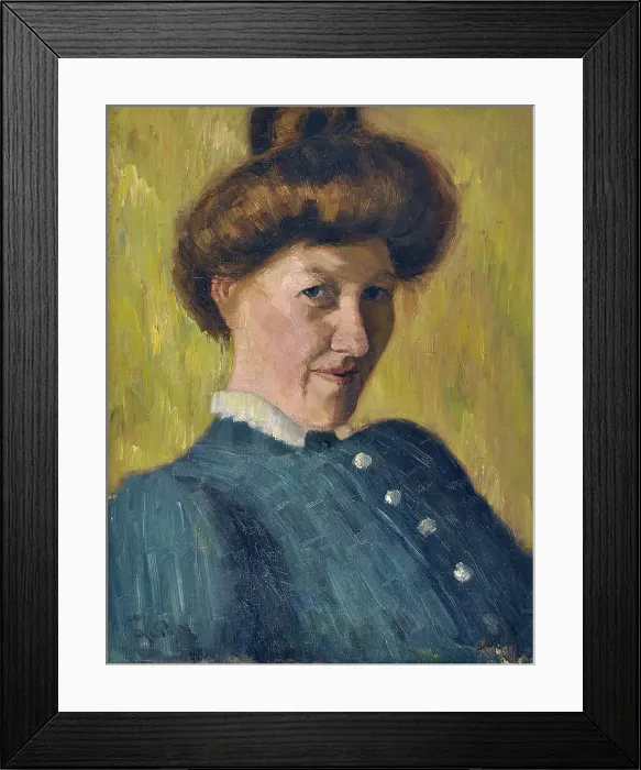 Framed Print : My cleaning lady, 1905. Creator: Georg Pauli Framed Print : My cleaning lady, 1905. Creator: Georg Pauli