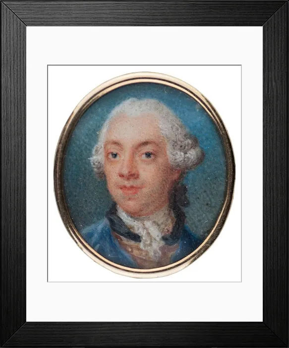 Framed Print : Male portrait, (c1740s). Creator: Nicolas Lavreince Framed Print : Male portrait, (c1740s). Creator: Nicolas Lavreince
