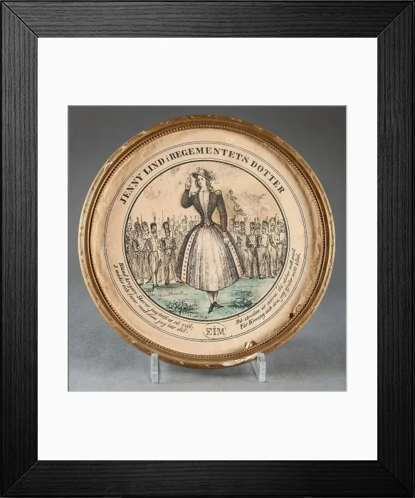 Framed Print : Jenny Lind in The Regiment's Daughter, (c1850s). Creator: Unknown Framed Print : Jenny Lind in The Regiment's Daughter, (c1850s). Creator: Unknown