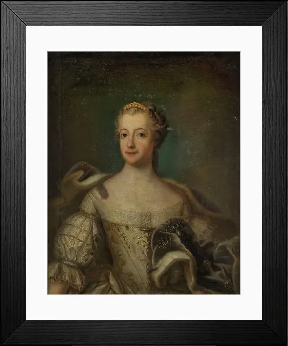 Framed Print : Lovisa Ulrika, (c1740s). Creator: Lorens Pasch the Elder Framed Print : Lovisa Ulrika, (c1740s). Creator: Lorens Pasch the Elder